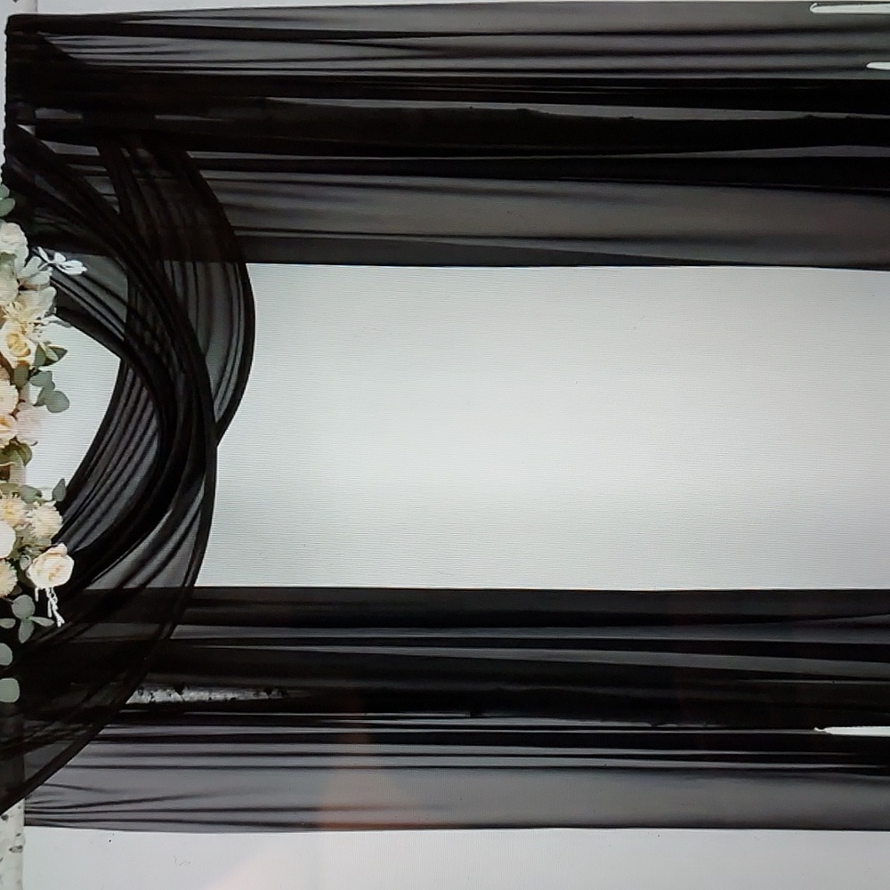 Chiffon Wedding Arch Drapes NWT - Picture 6 of 9